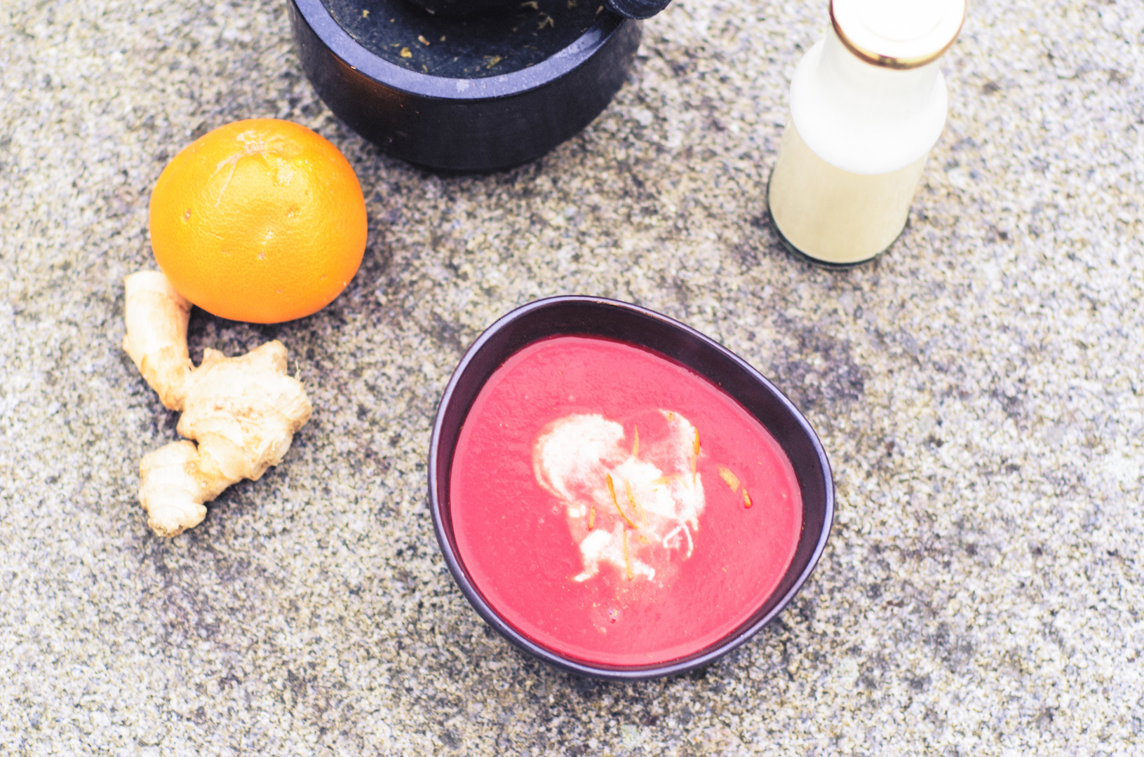 Rote Bete-Orangen Suppe