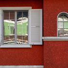 Rote Fassade