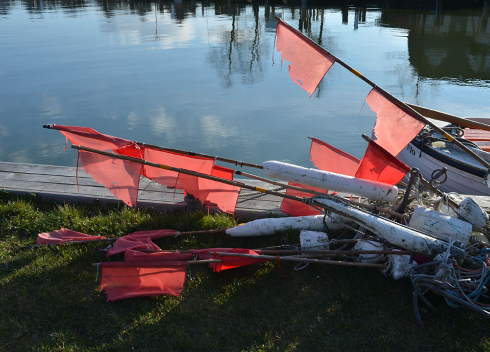 Rote Fischerfahnen Ahrenshoop 2015