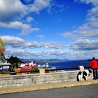 rote jacke in quebec ville