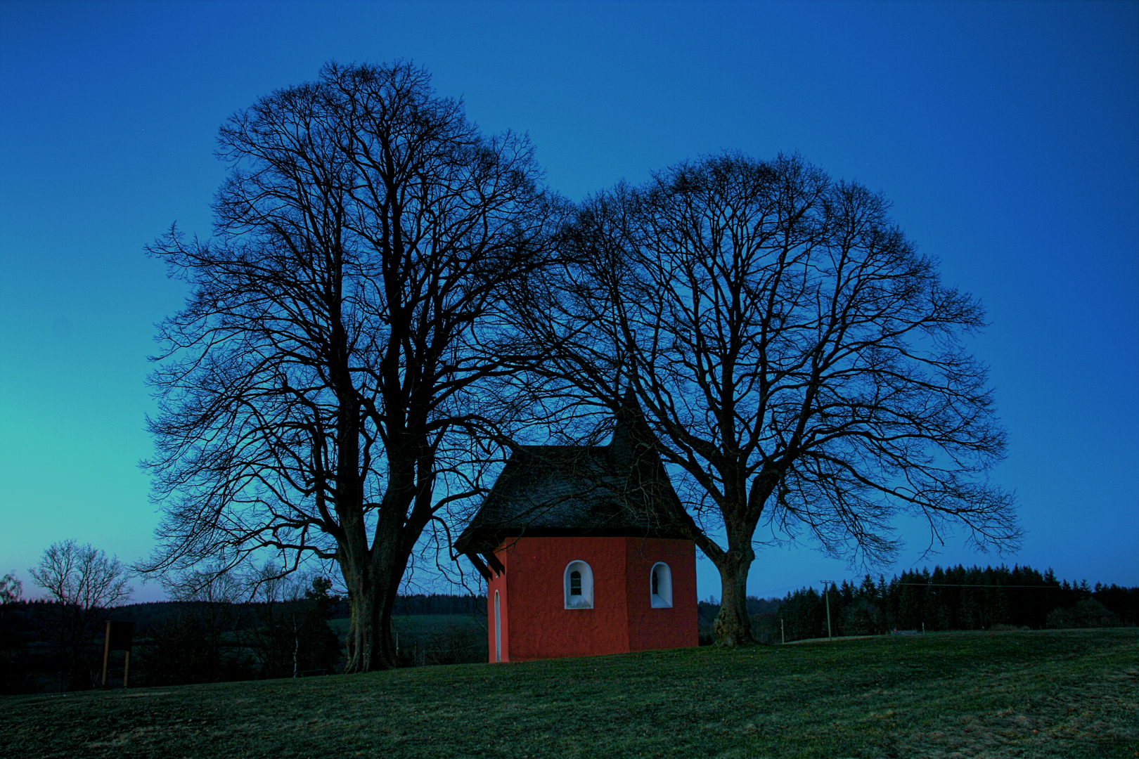 Rote Kapelle ( Annakapelle ) in Friesenhagen