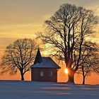 Rote Kapelle in der Abendsonne