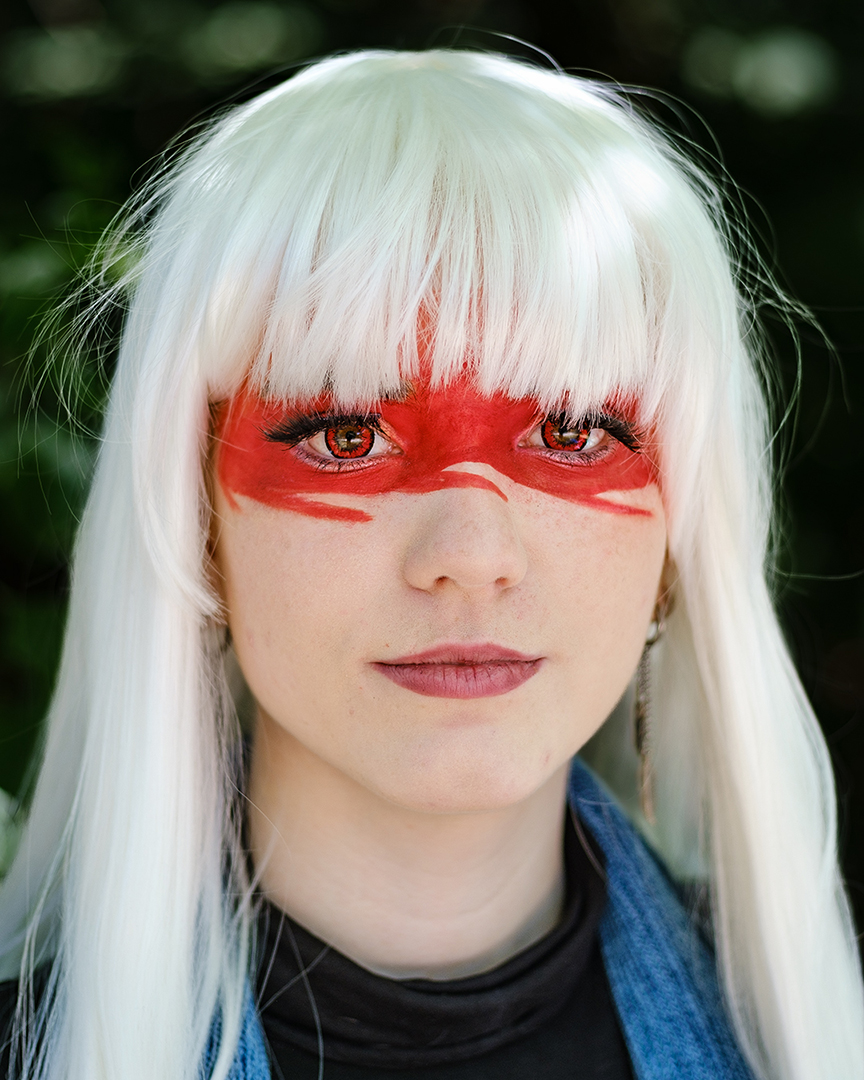 Rote Maske, Cosplaygirl beim Japanfest München