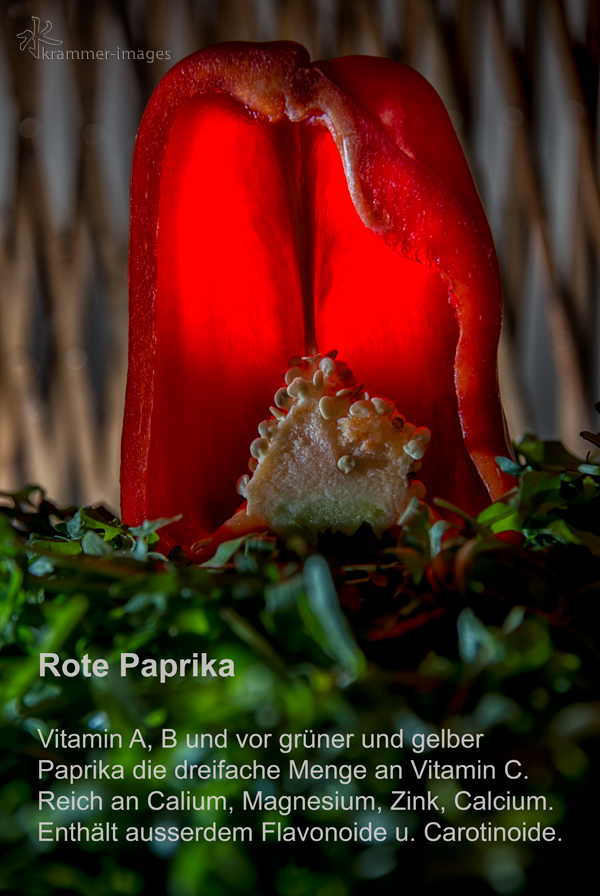 Rote Paprika...