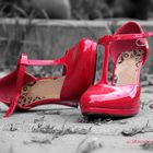 ... rote Schuhe ...