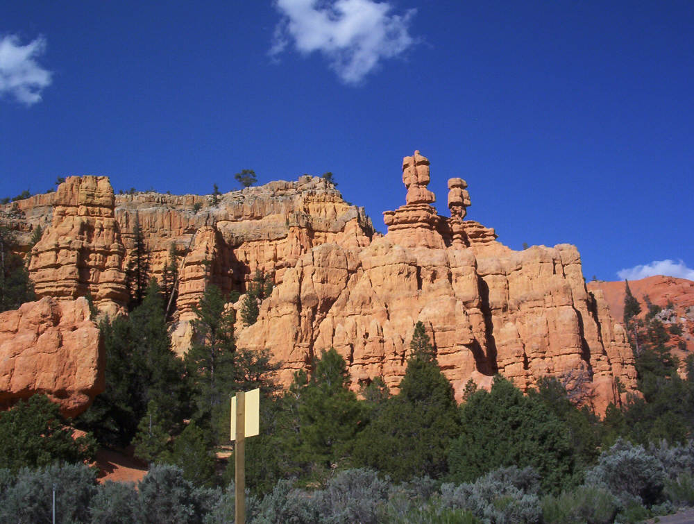 Rote Steine im Red Canyon