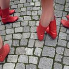 Rote Stiefel