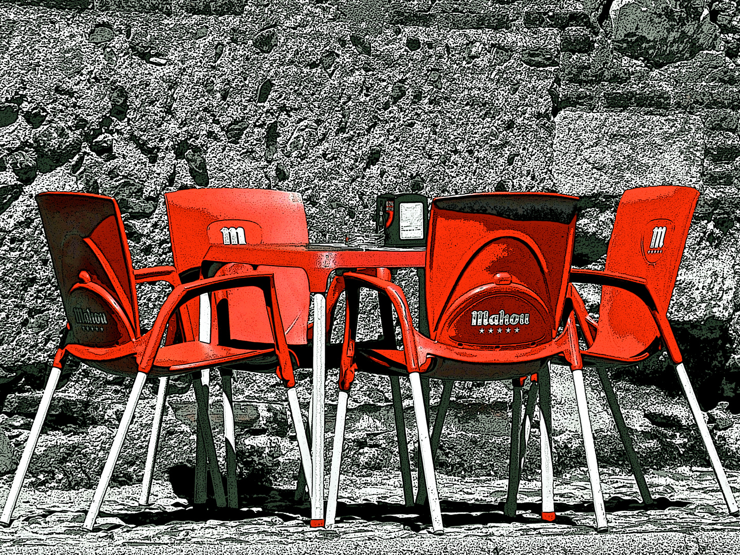 Rote Stühle ( Non Medical )