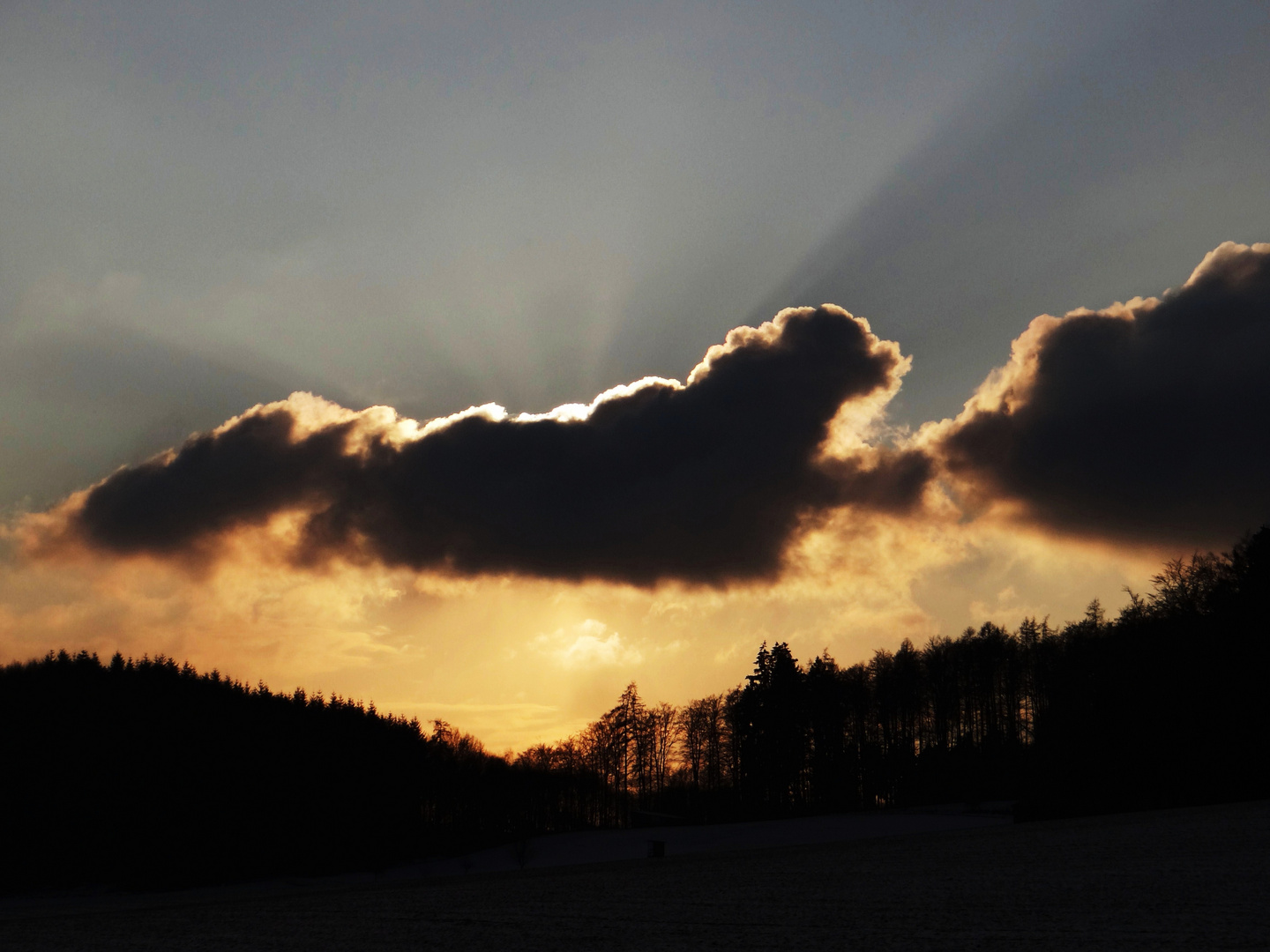 Rote Wolke