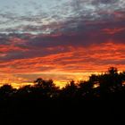 rote Wolken