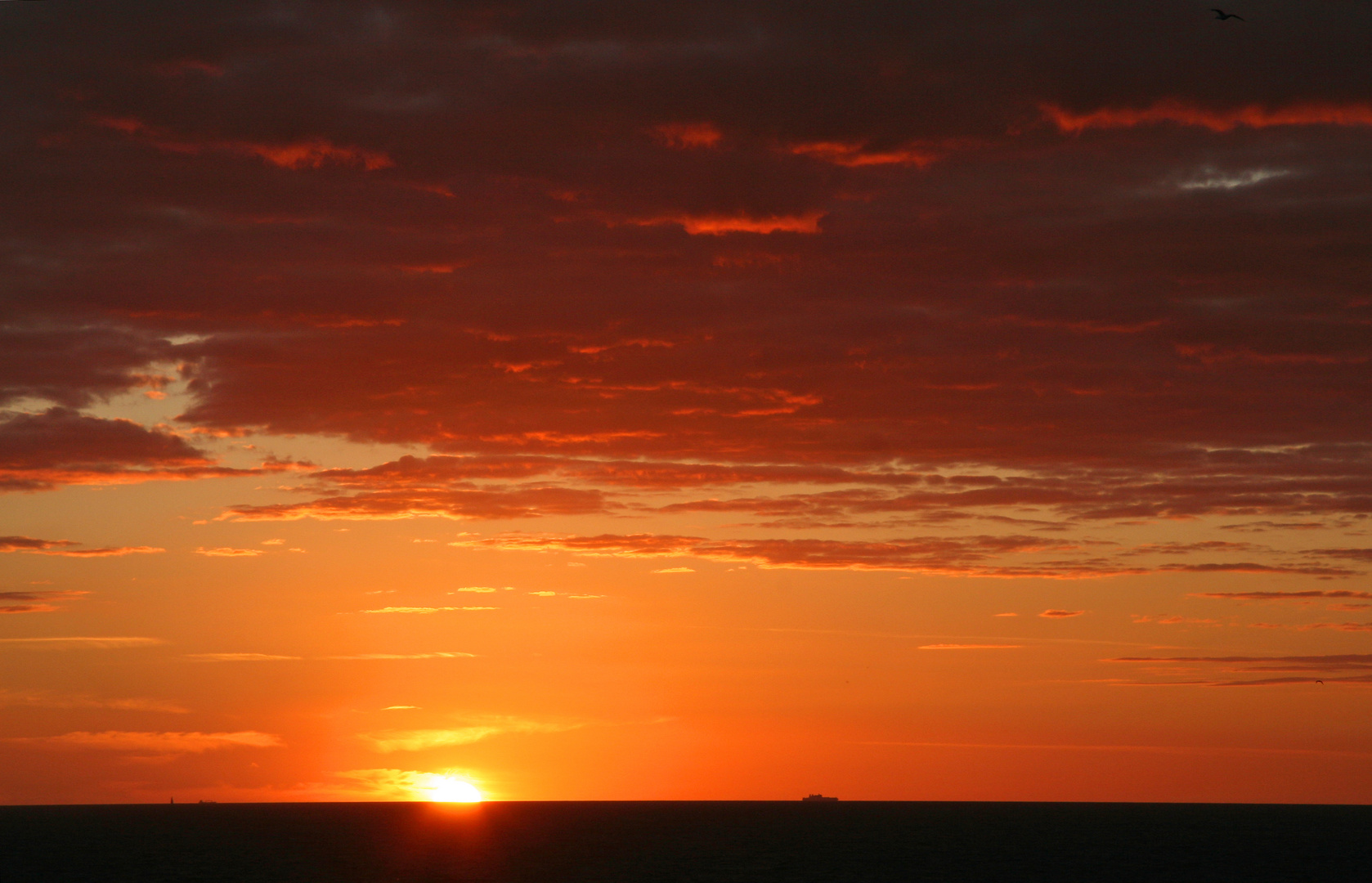 Rote Wolken