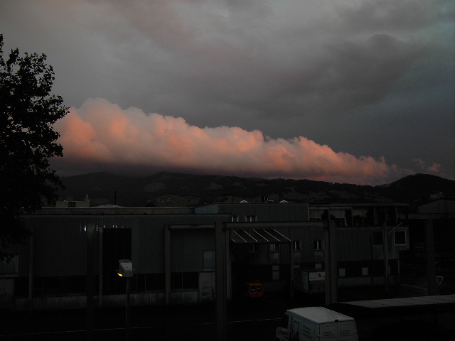 rote wolken