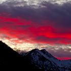 rote Wolken