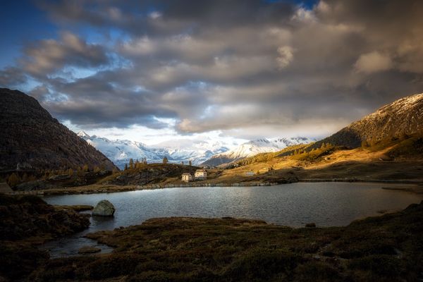 Rotelsee am selben Abend kurz vorher