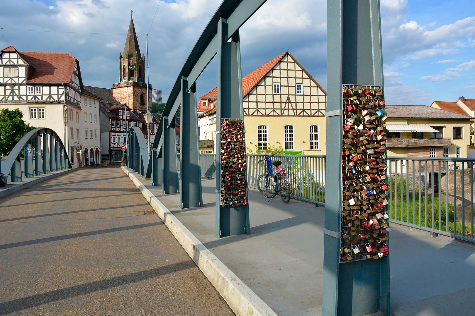 Rotenburg hat ein Herz für Liebesschlösser