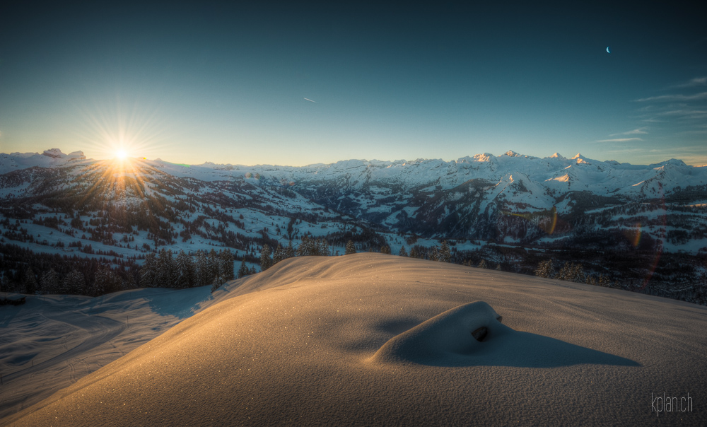 * Rotenfluh: Sonnenaufgang *