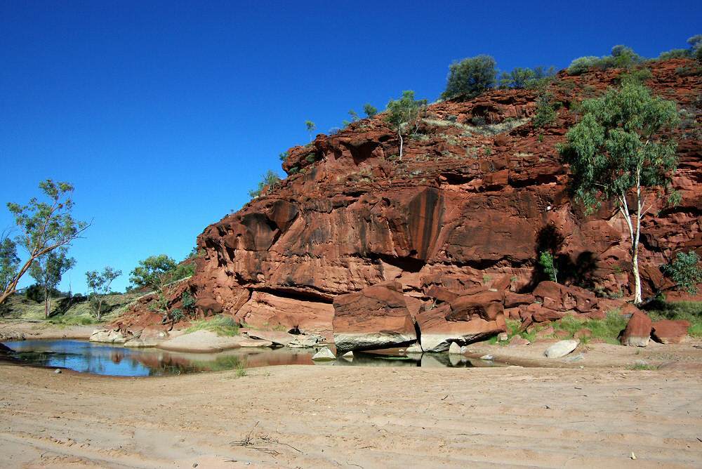 Roter Fels im Finke River