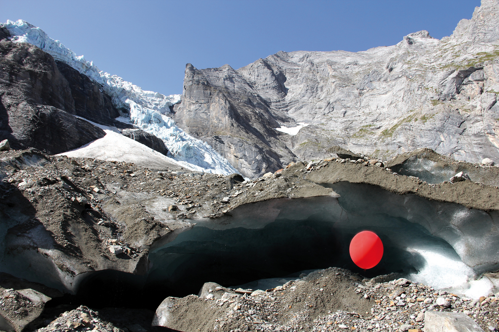 Roter Gletscher Ballon