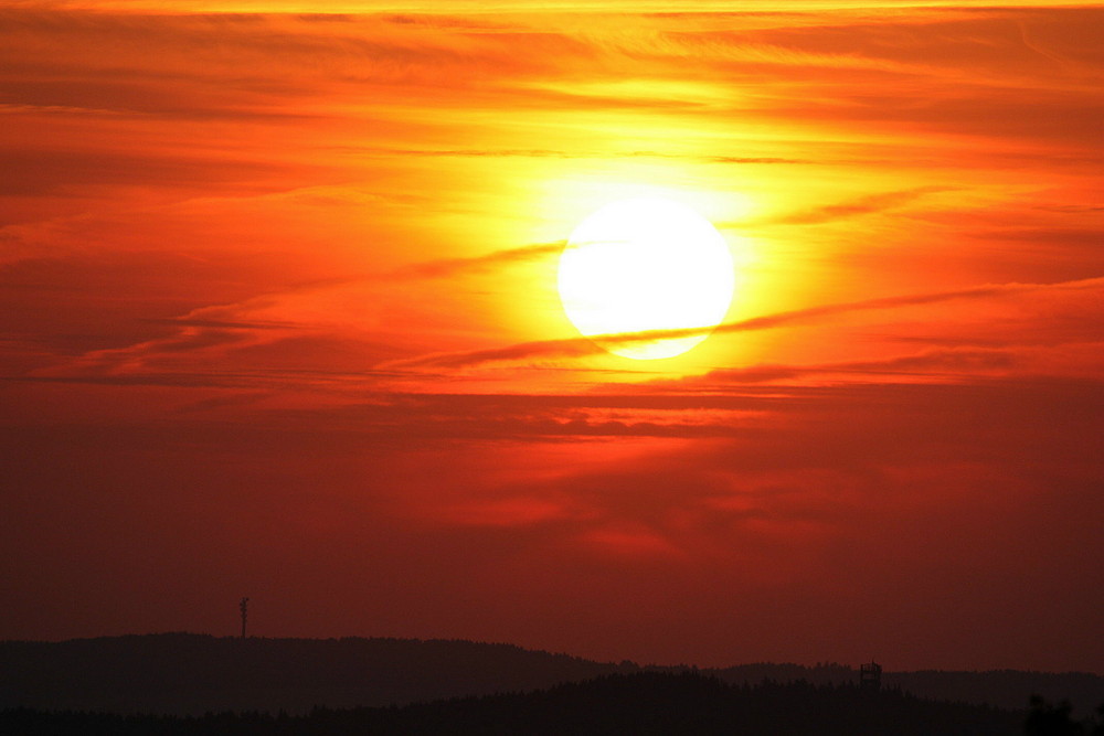 roter Himmel