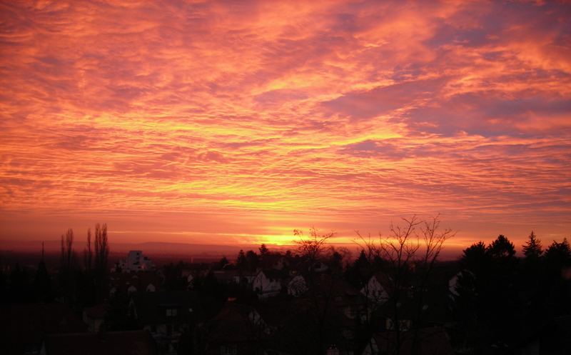 roter Himmel