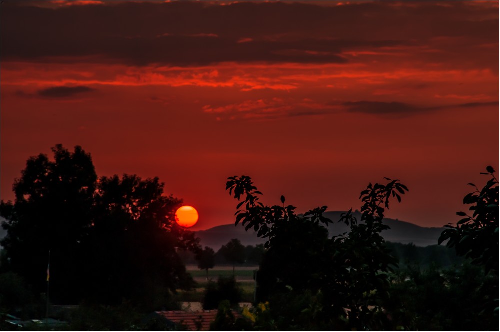 Roter Himmel