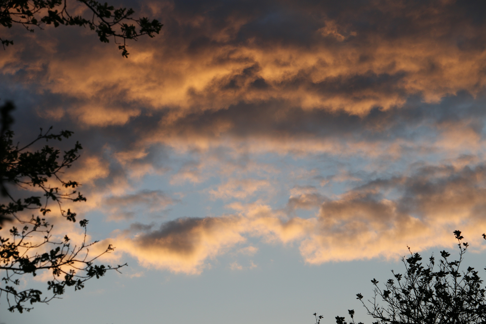 roter Himmel...