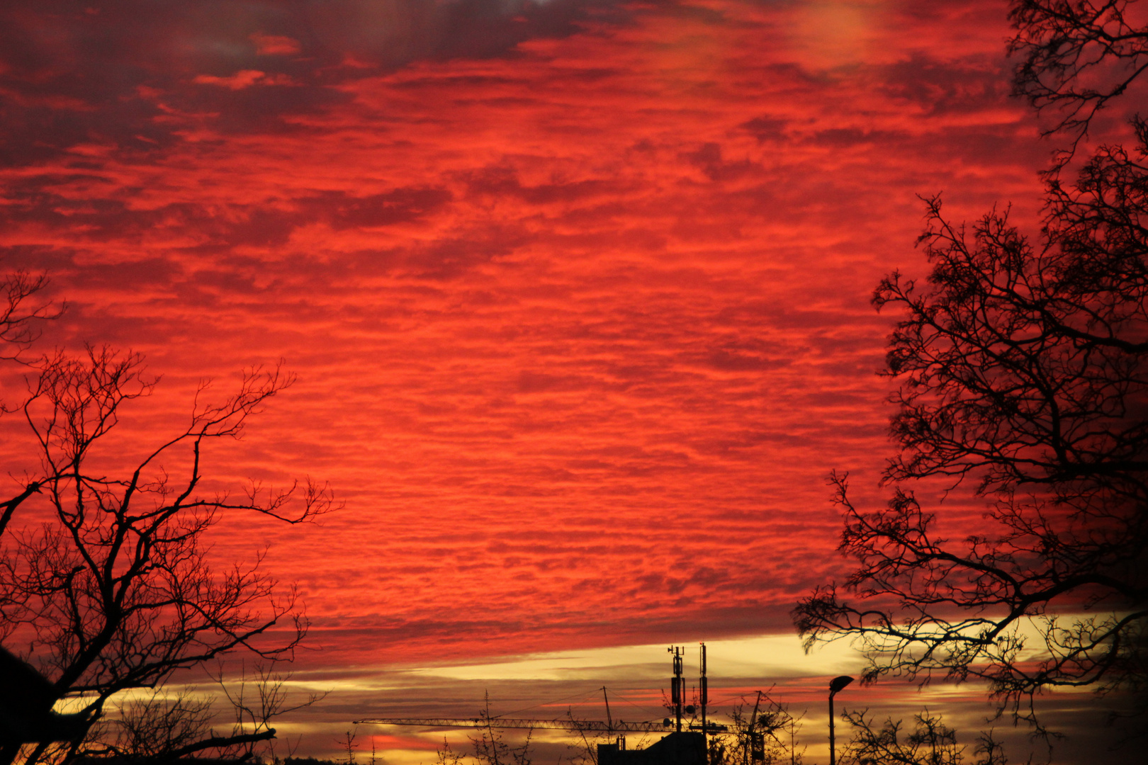 Roter Himmel