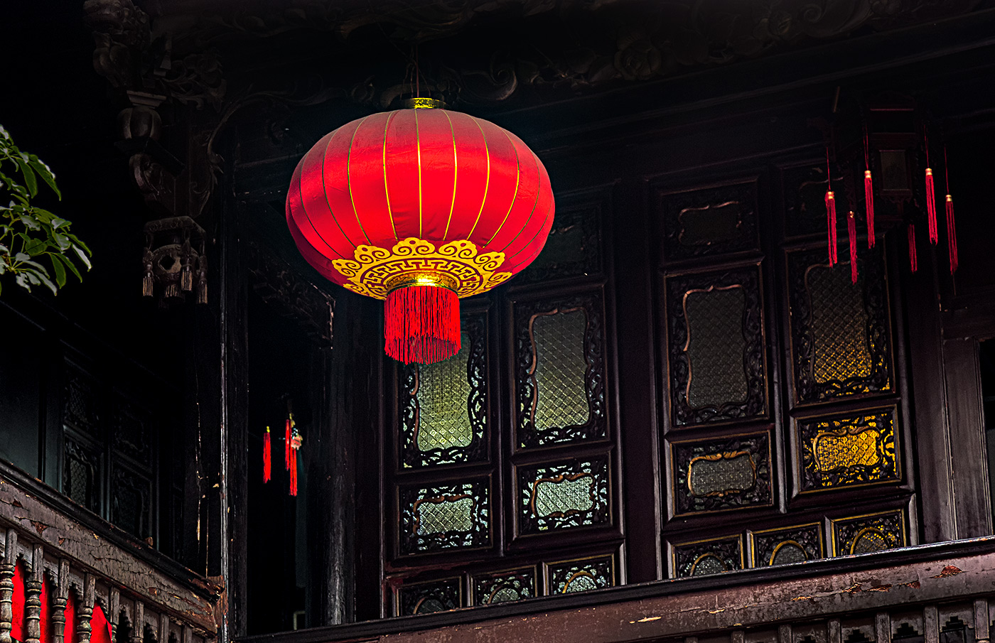 Roter Lampion