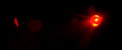 roter Laser im Fisheye