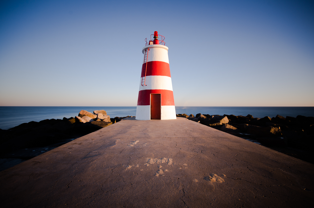 Roter Leuchtturm