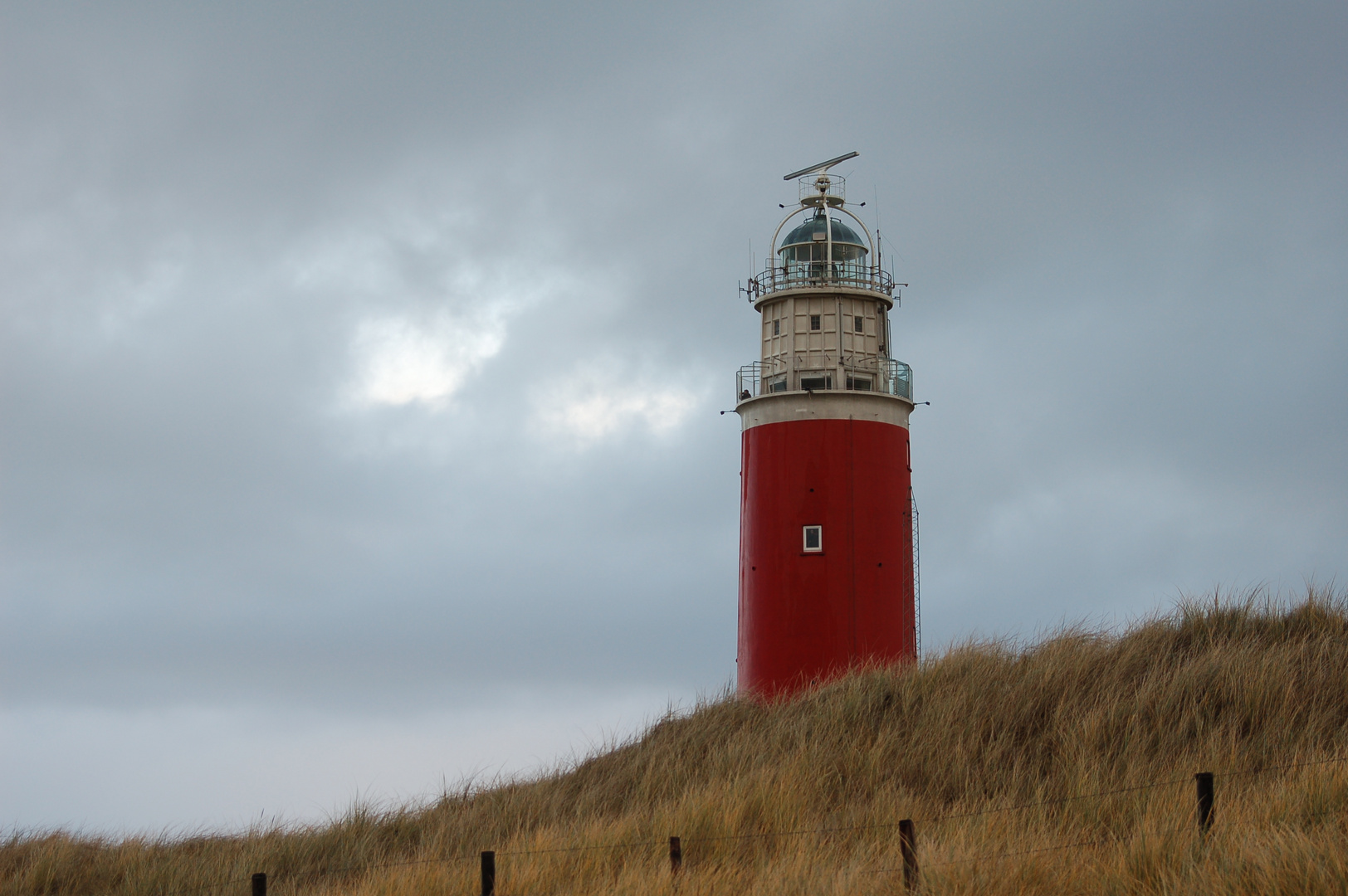 Roter Leuchtturm an der Nordspitze von Texel