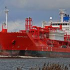 roter LPG-Tanker 