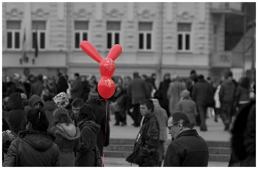 Roter Luftballon