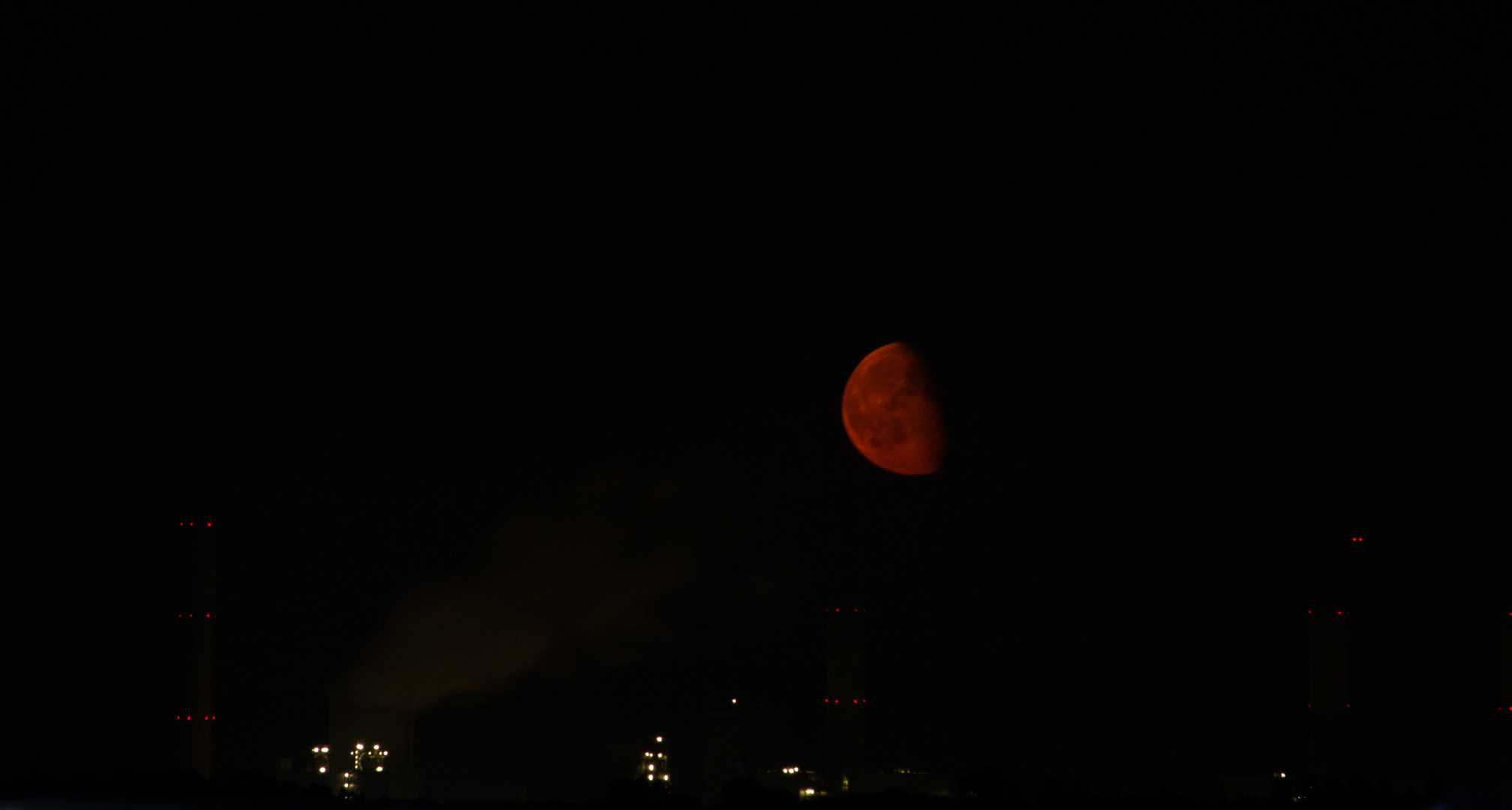 Roter Mond auf KW