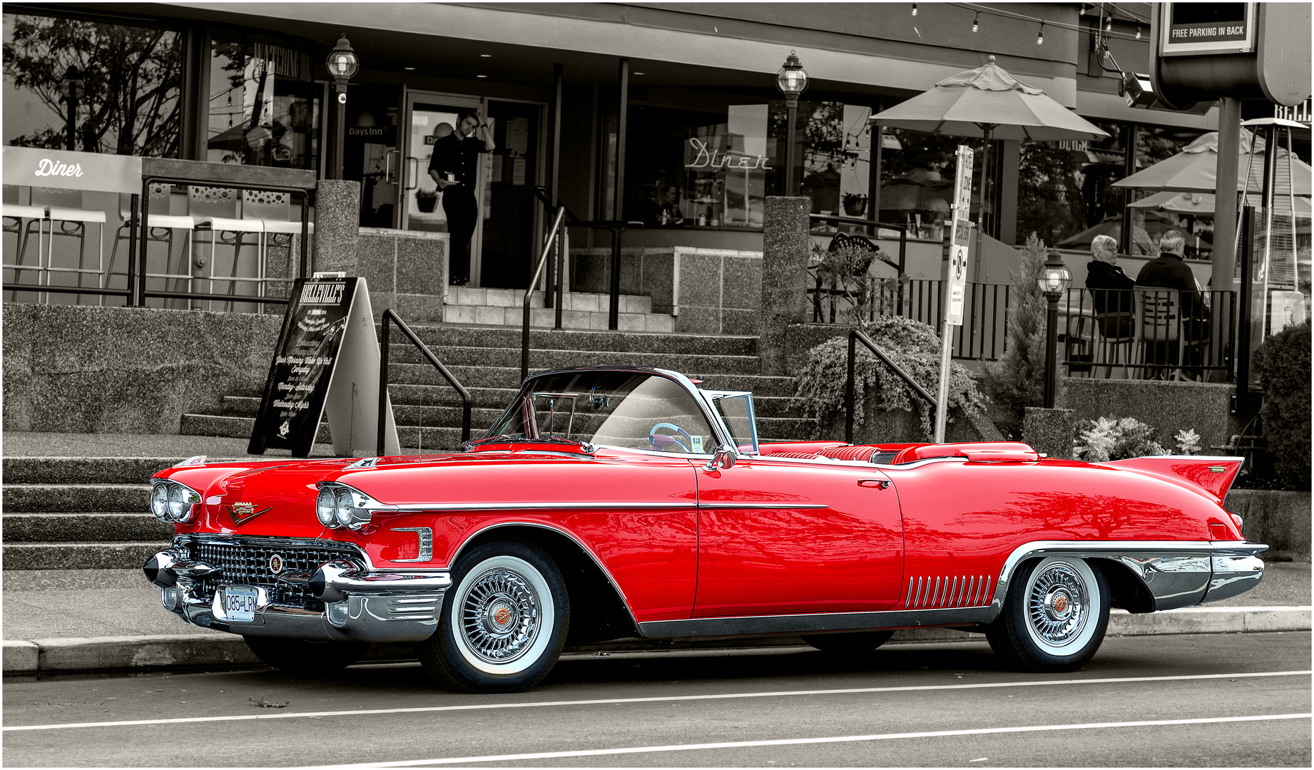 Roter Oldtimer