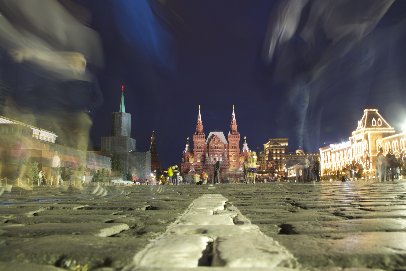 Roter Platz bei Nacht