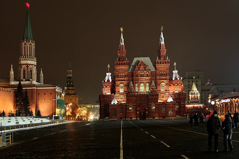 Roter Platz in Moskau - Kreml - noch ein Stern :)