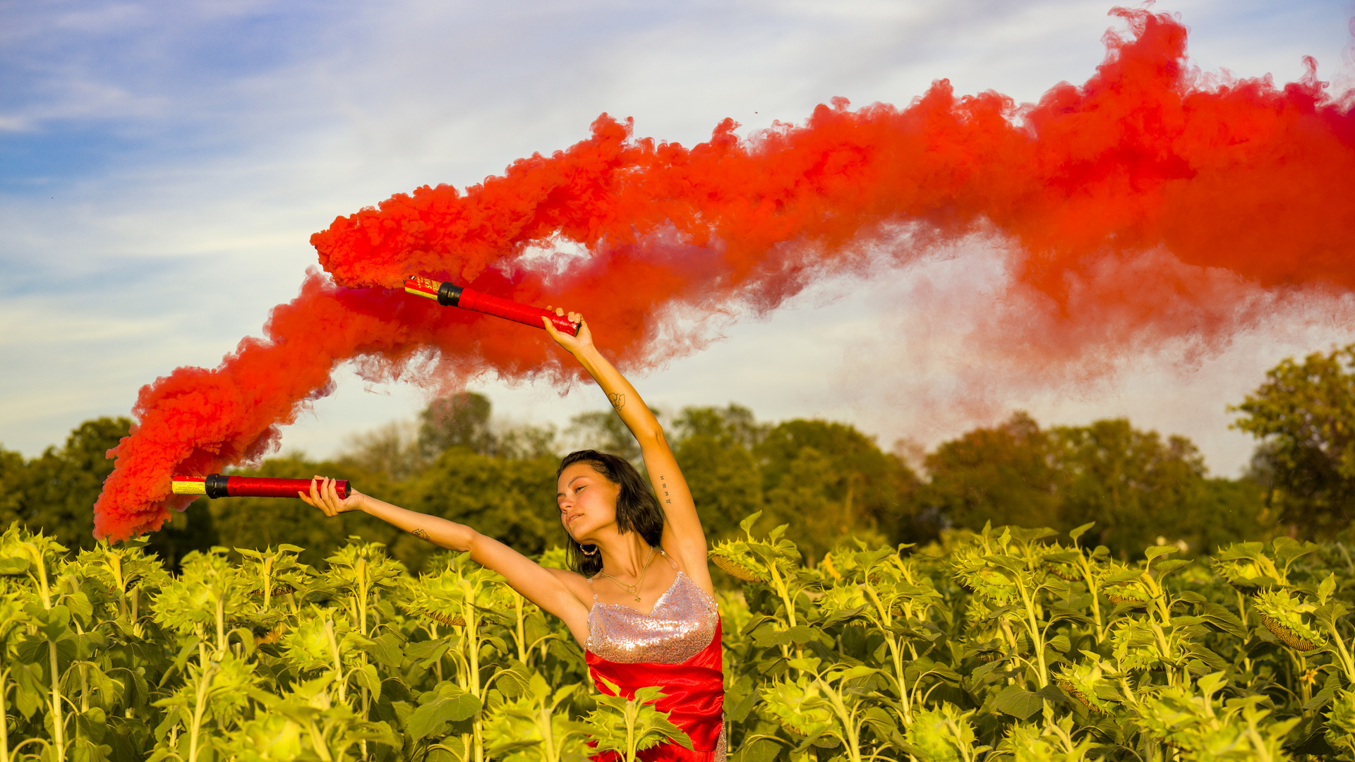 Roter Rauch Foto &amp; Bild | experimente, abstraktes, speed Bilder auf ...