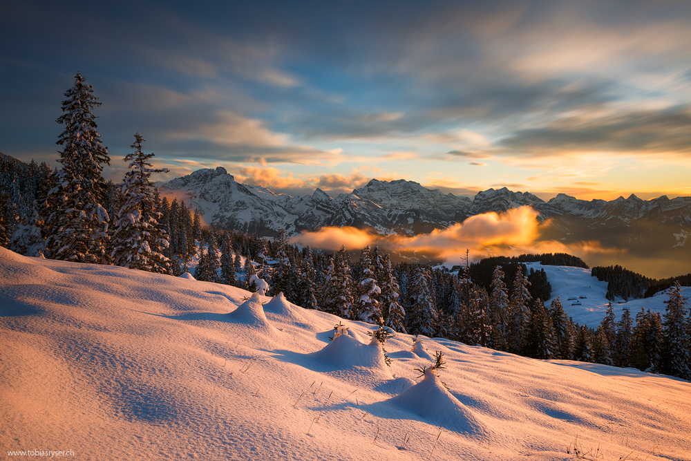 Roter Schnee