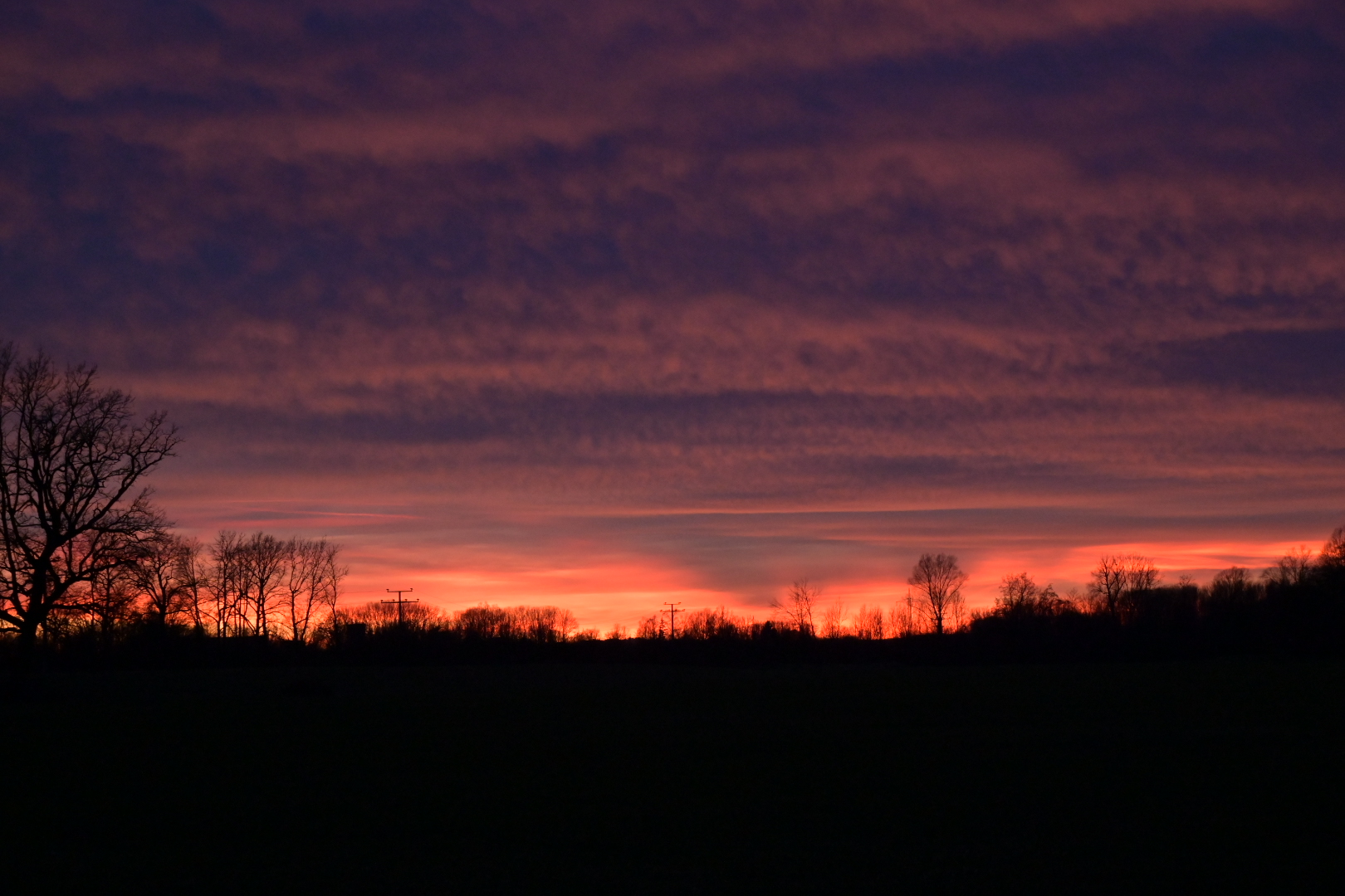 Roter Sonnenuntergang 2