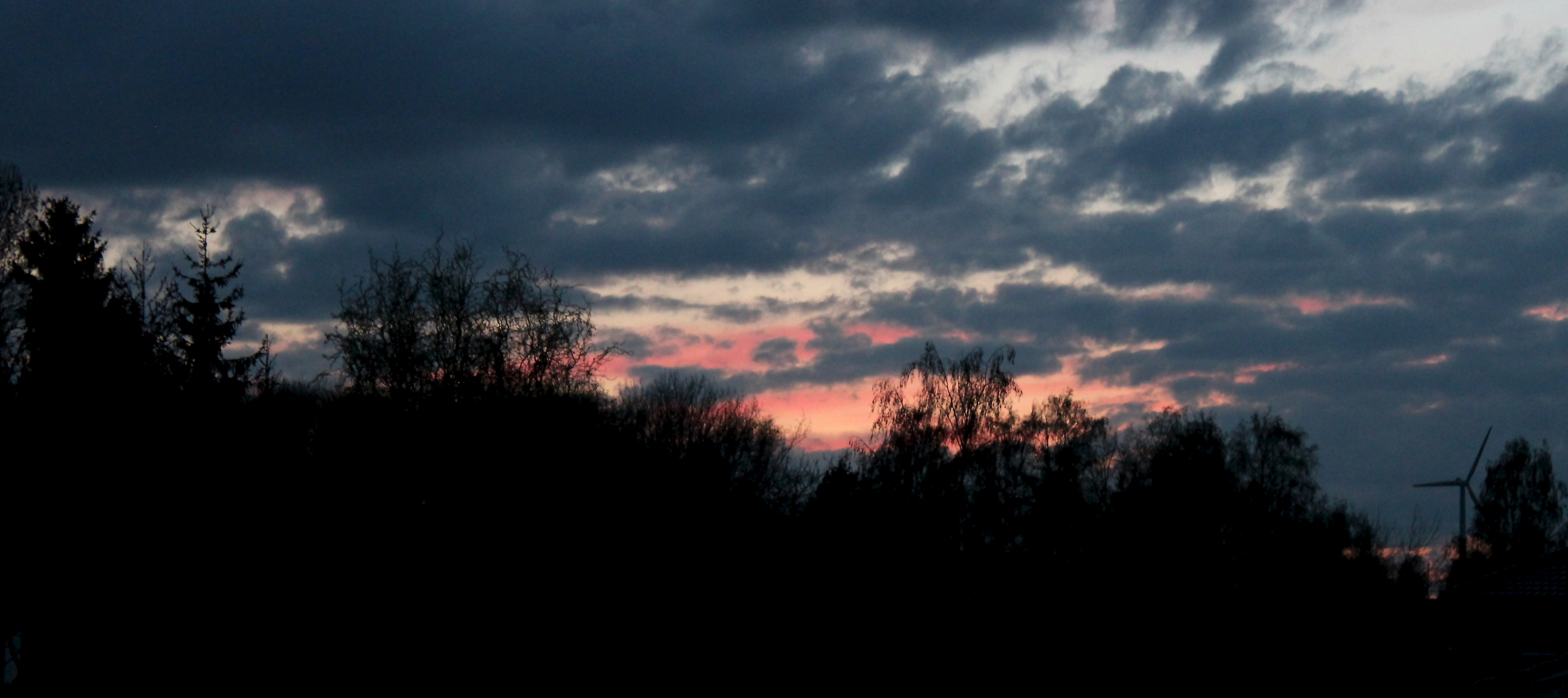 Roter Sonnenuntergang