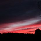 roter Sonnenuntergang