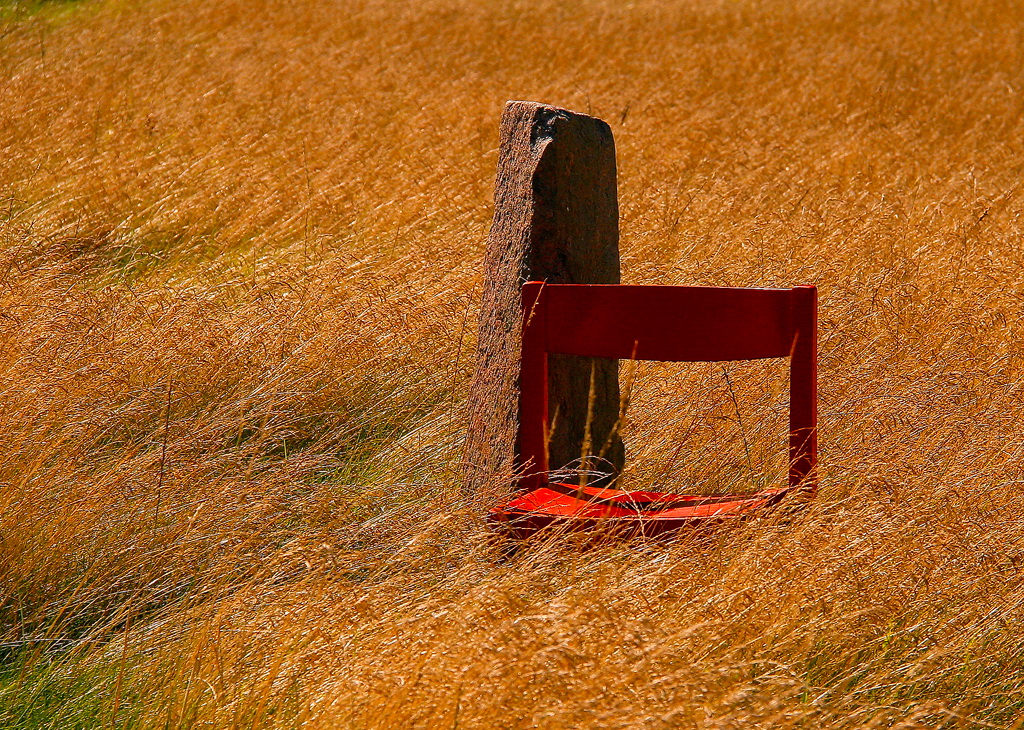 roter Stuhl