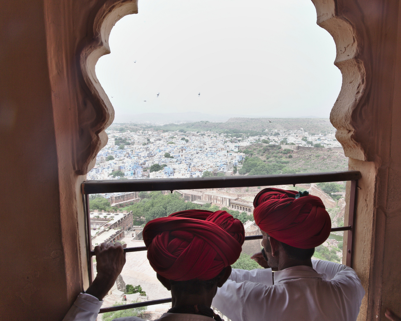 Roter Turban