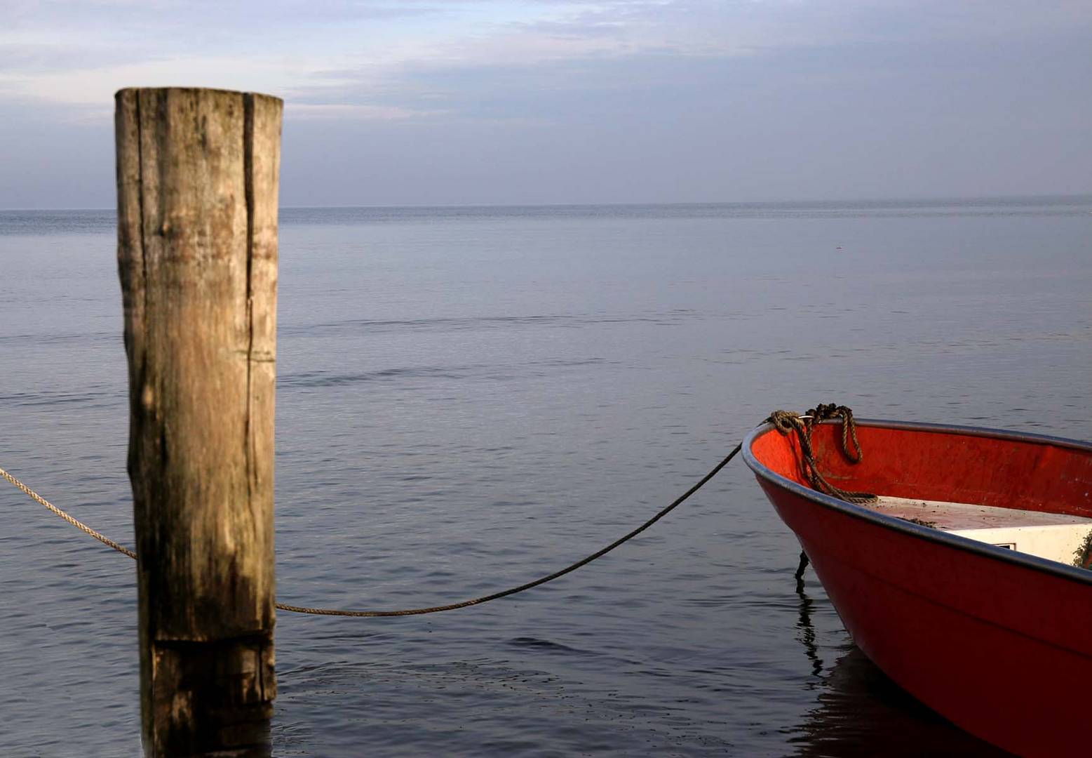 rotes Boot