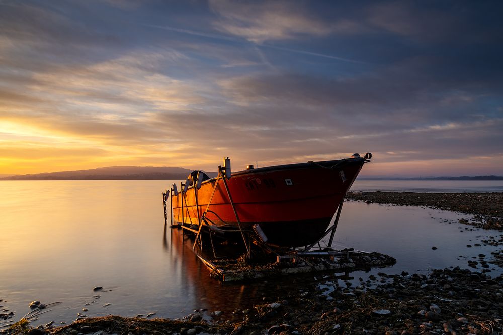 rotes Boot