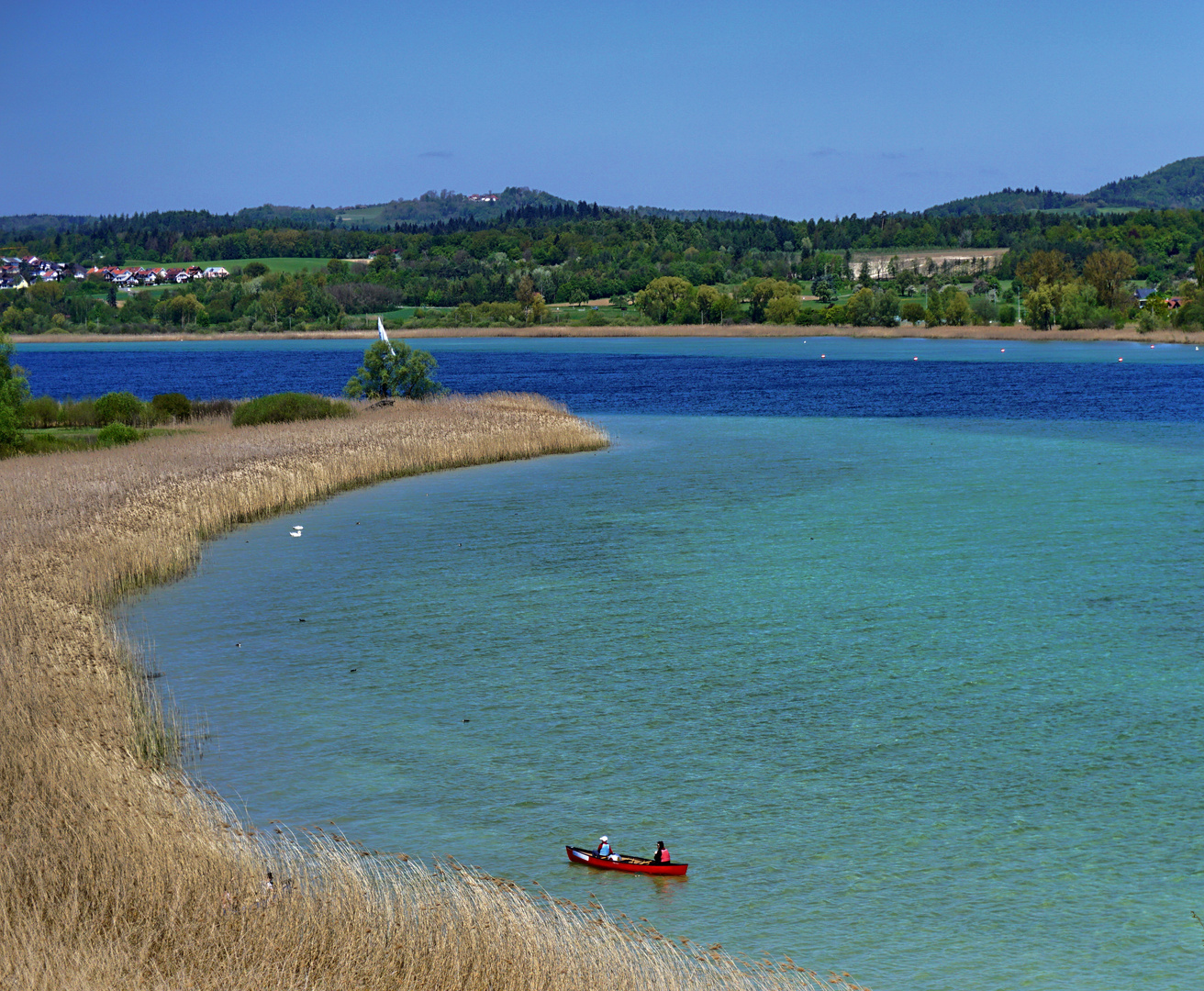 Rotes Boot