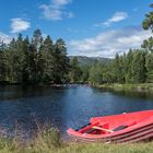 Rotes Boot