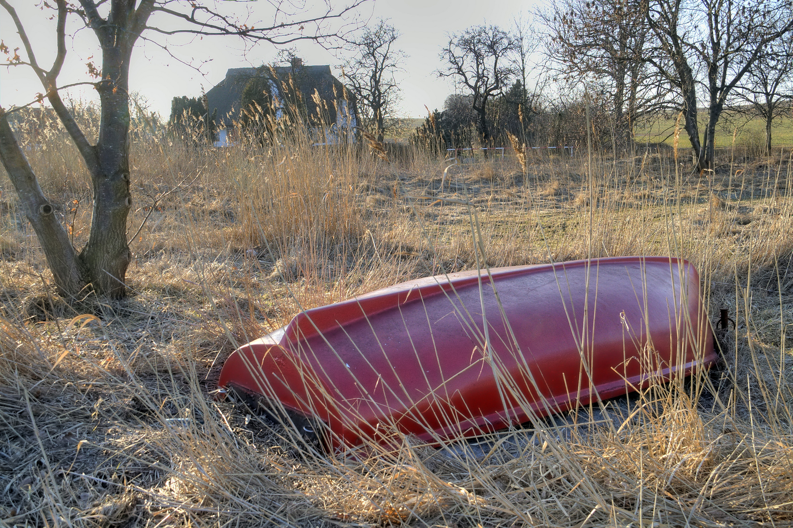 Rotes Boot - Rügen