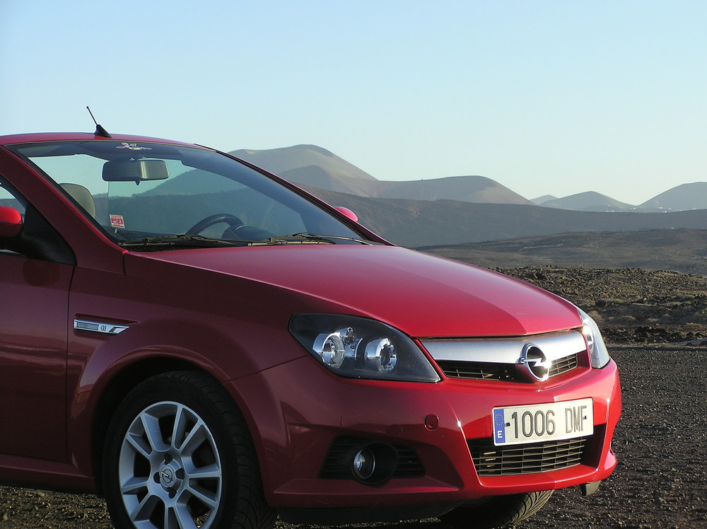 rotes Cabriolet